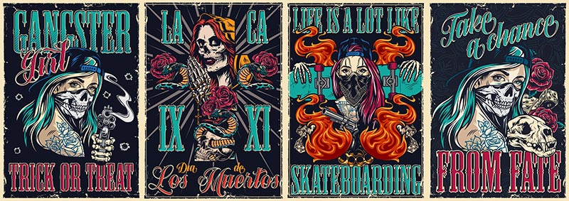 tattoo designs showing off artistic abilities