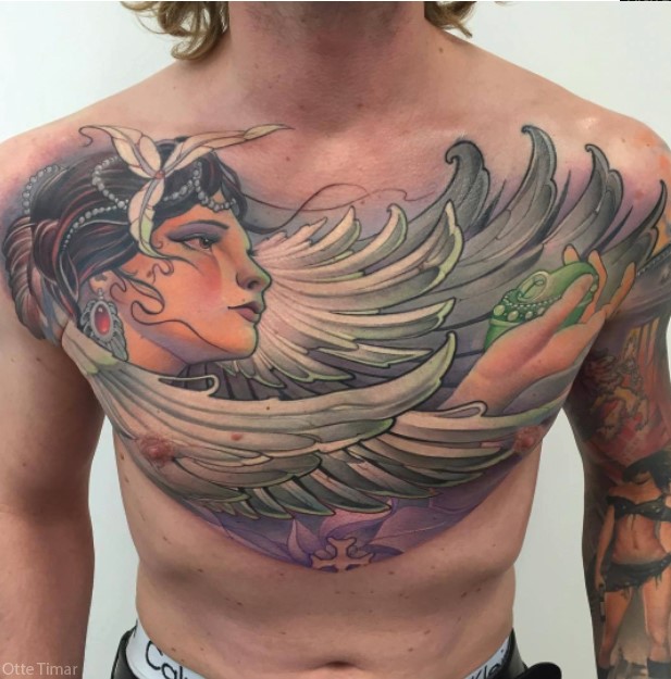 angel tattoo