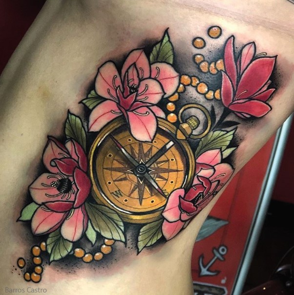 compass tattoo designs