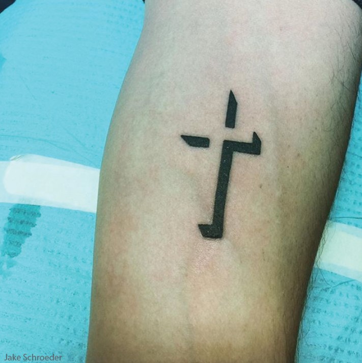 cross tattoo design