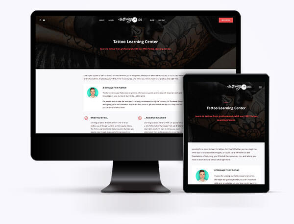 Tattooing 101 online tattoo course