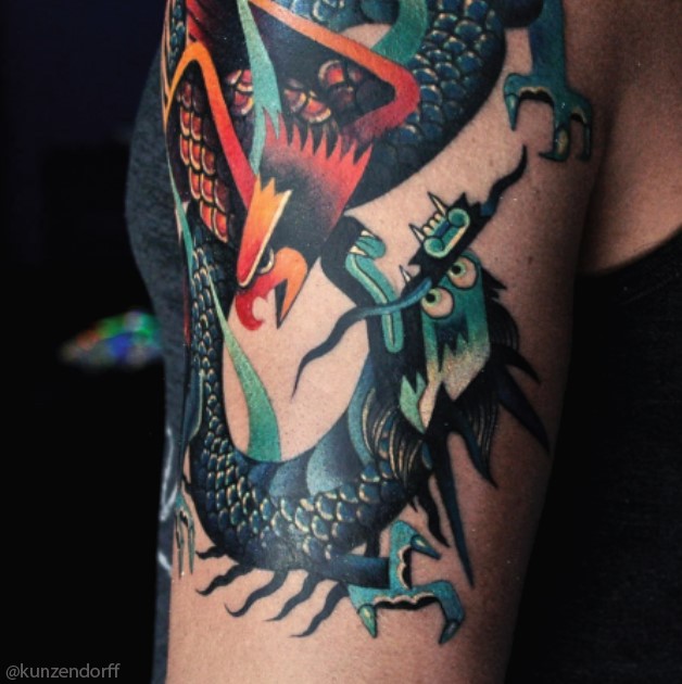 dragon tattoo idea