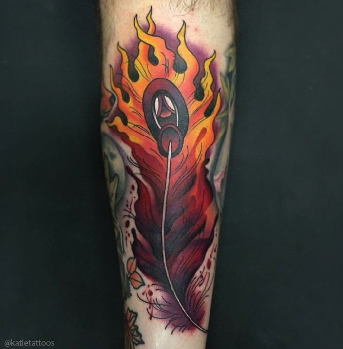 Feather tattoo