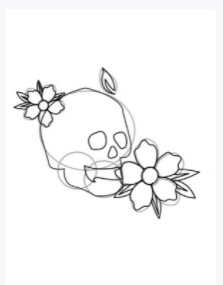 how to make a hand drawn tattoo flash set