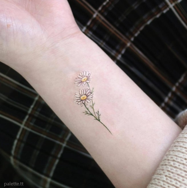 Flower small tattoo
