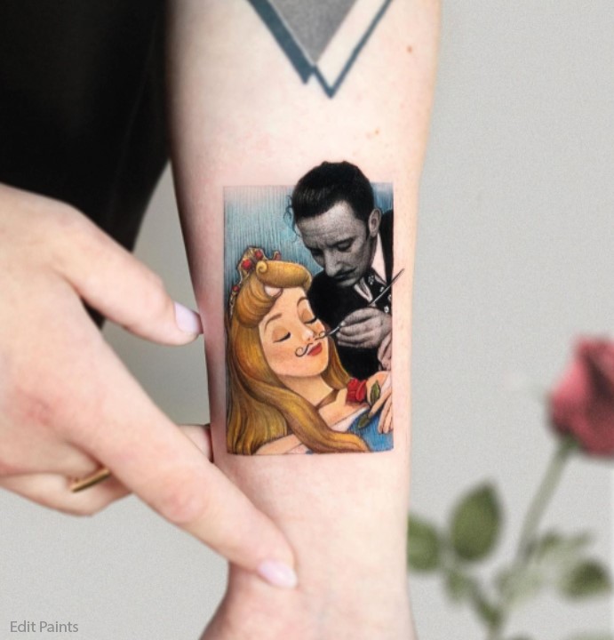Funny arm tattoo ideas