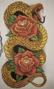 sample tattoo art done by professional tattoo artist