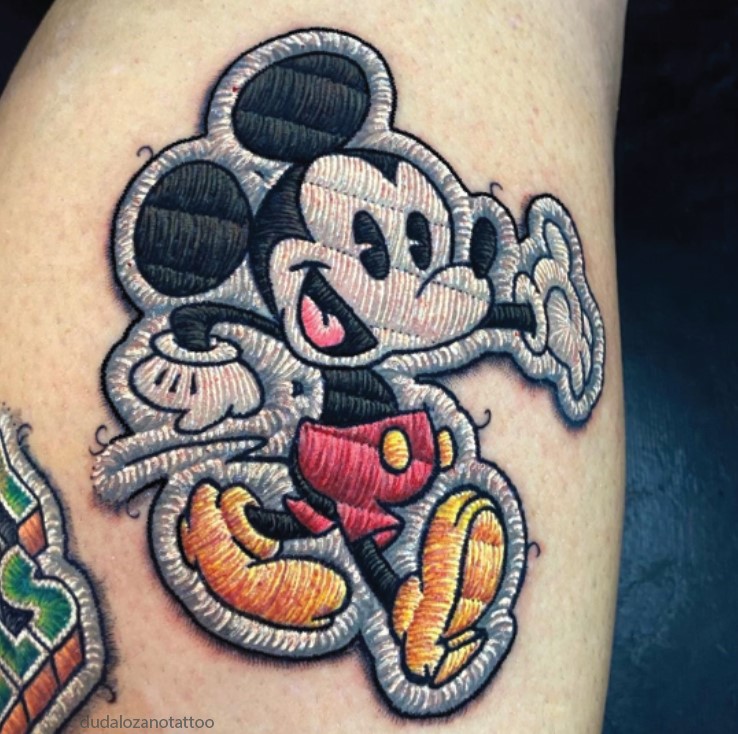 Mickey body art
