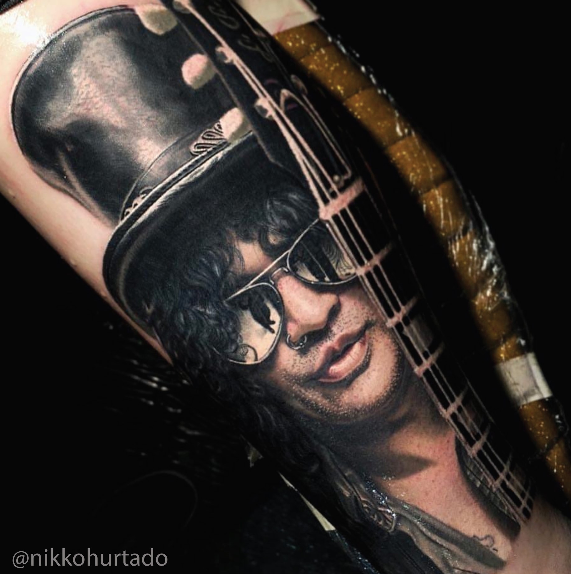 music tattoo