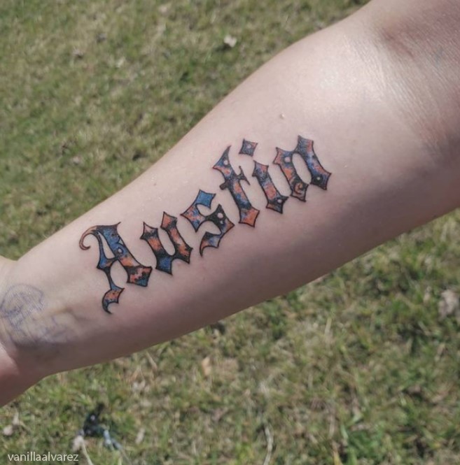name tattoo