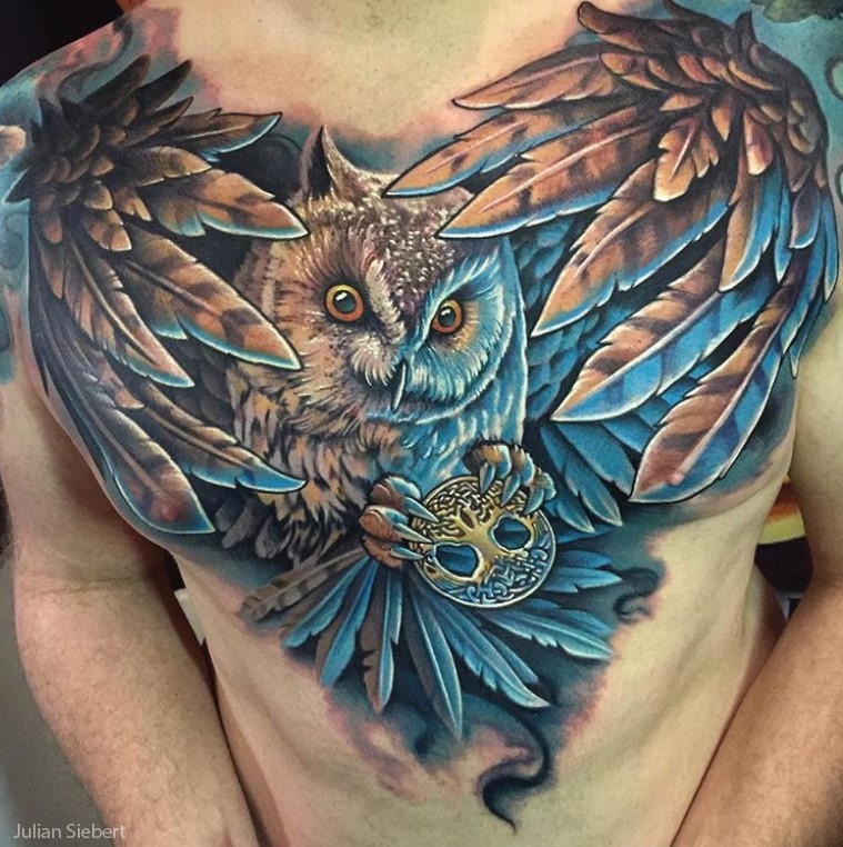 owl tattoo ideas for men
