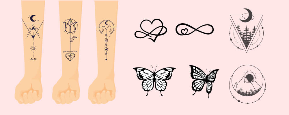 Realism tattoos on arm