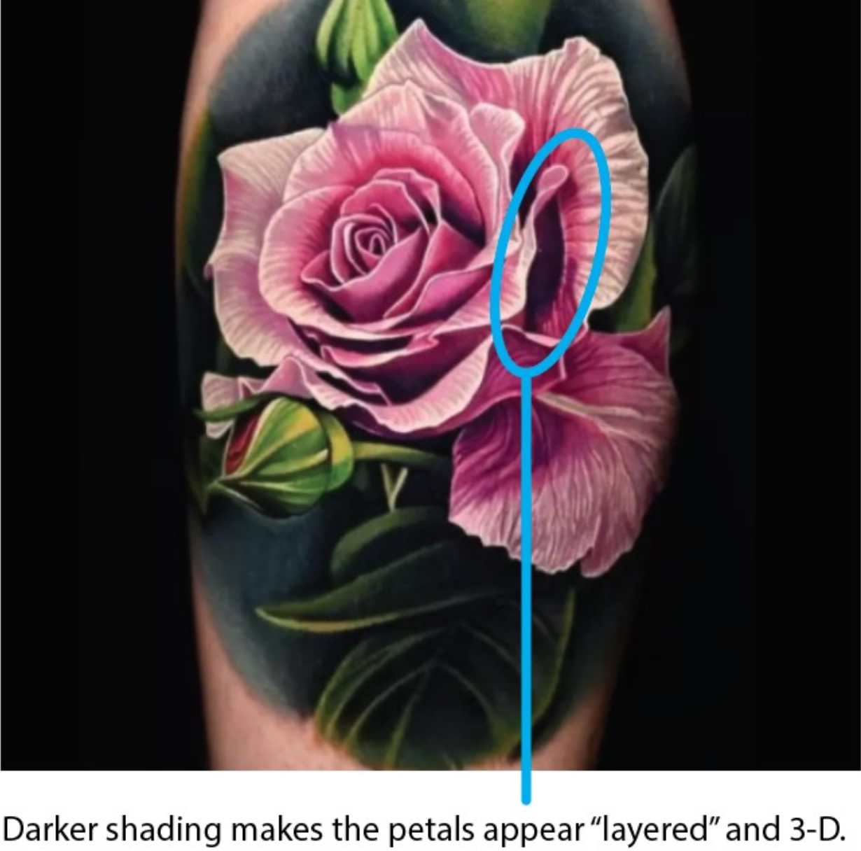 realistic body art on human skin