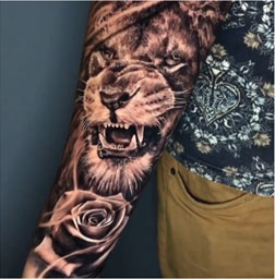 black and gray tattoos