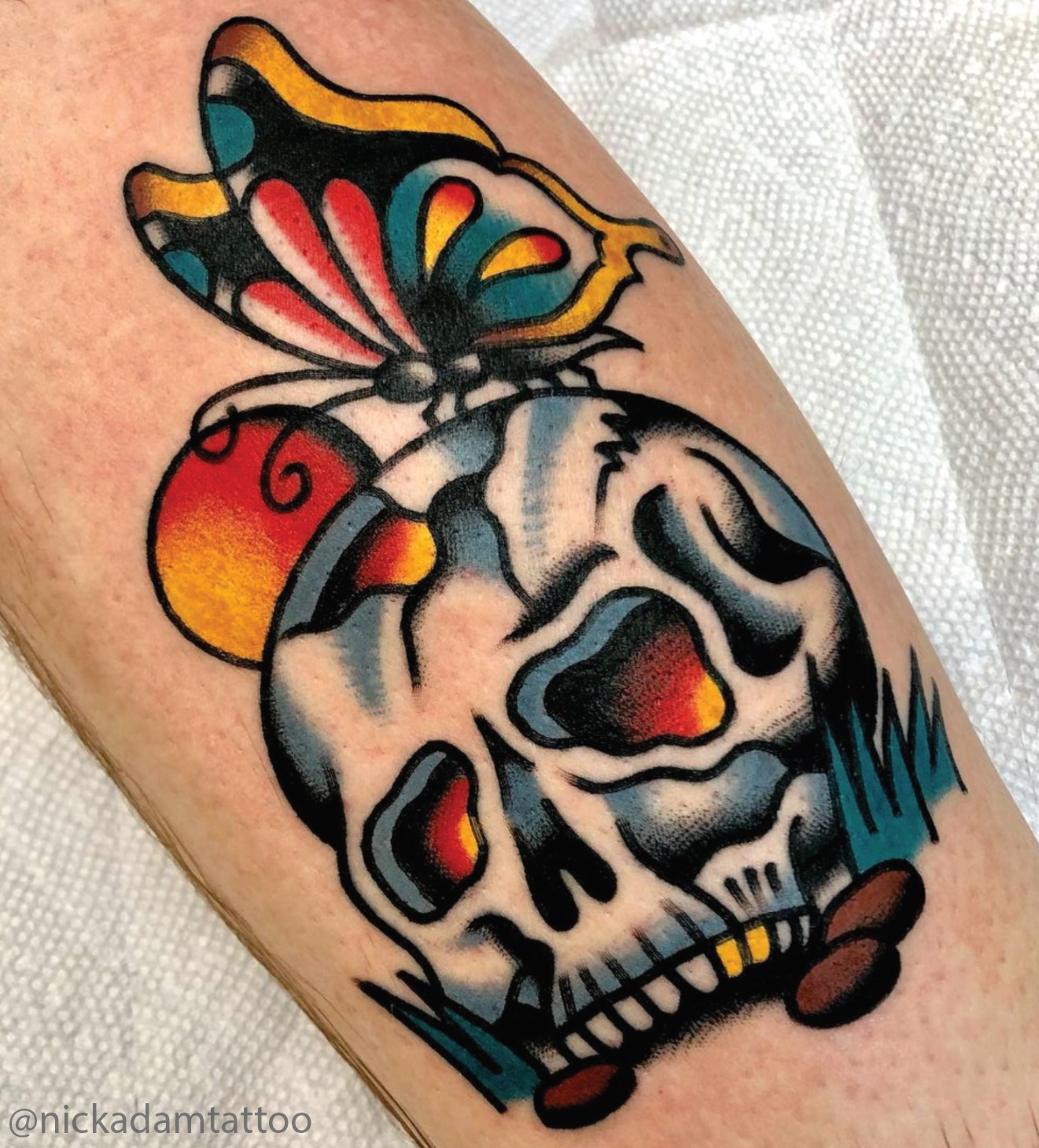 skull tattoo idea