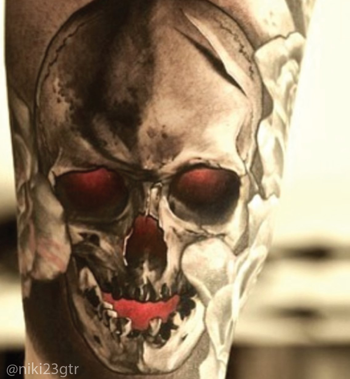 skull tattoo idea