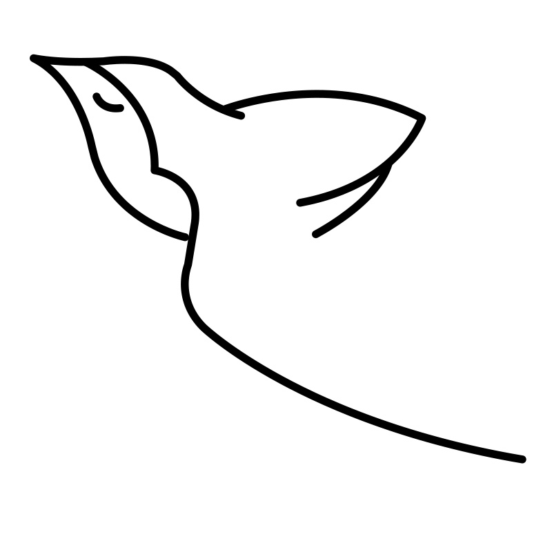 traditional tattoo of a swallow