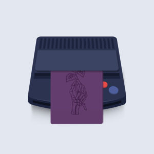 guide thermographic transfer paper through the printer
