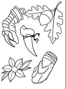 Traditional tattoo flash set  on white background