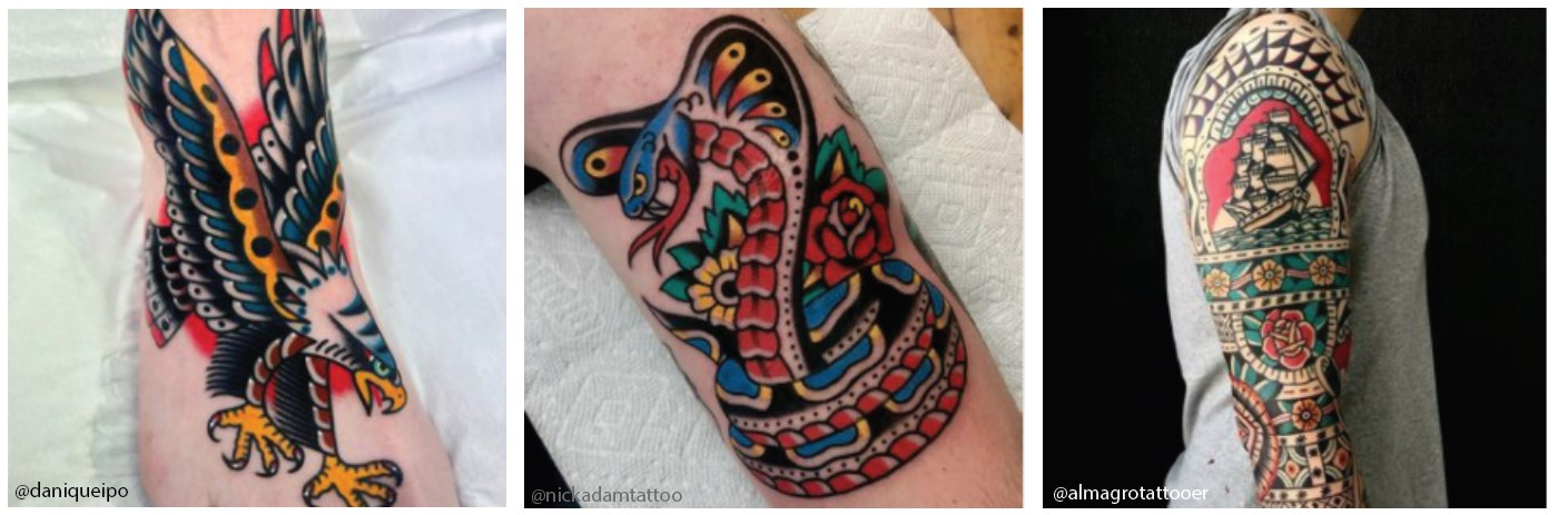 western traditional tattoo style