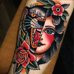 traditional tattoos by professional artists