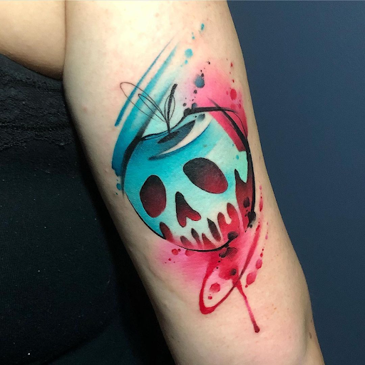 Claudia Denti cartoon tattoo style