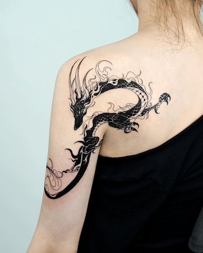 dragon tattoo