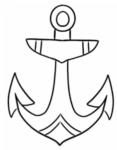 traditional anchor tattoo