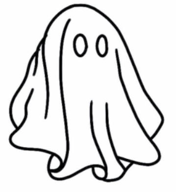 Easy ghost tattoo