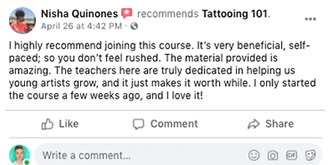 Testimonial from Nisha Quinones