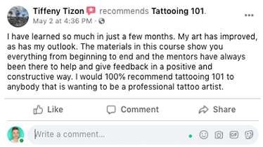 Testimonial from Tiffeny Tizon