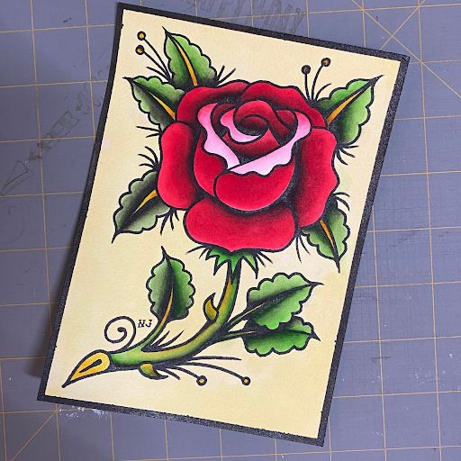 flash design for flowers by Joe