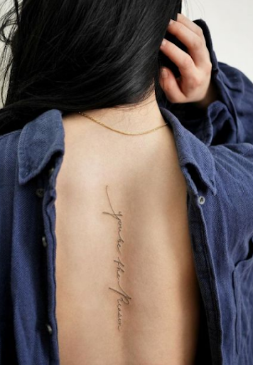 intricate lettering