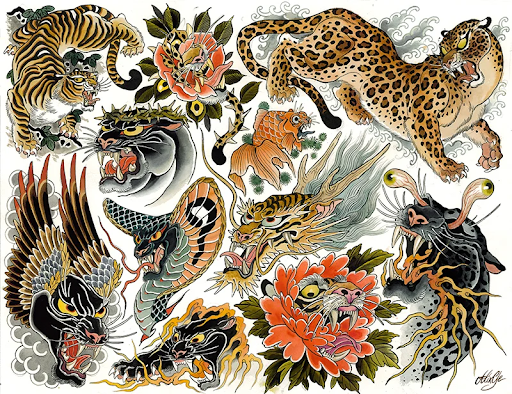 Japanese flash sheet by Alix Ge