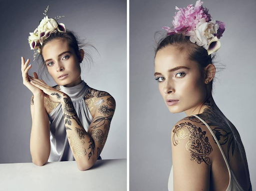 model with tattoos