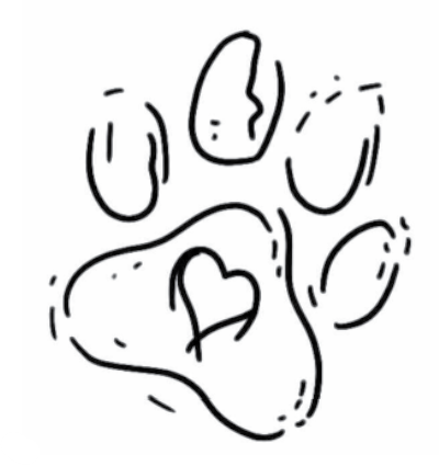 Paw print tattoo