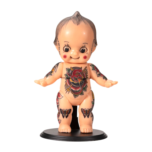 silicone doll to practice before tattooing customer