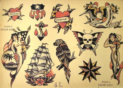 tattoo parlor flash for tattoo artists