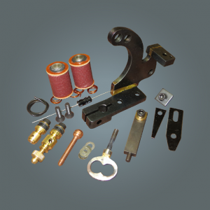 tattoo machine broken down into its parts
