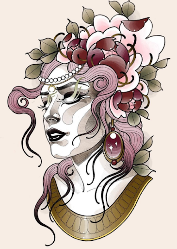 tattoo of a woman