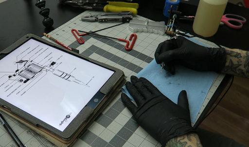 tattoo school videos about using tattoo training tools for students