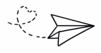 Tiny airplane tattoo