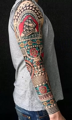 traditional ship tattoos
