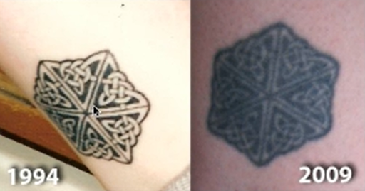 art done with a thin tattoo needle