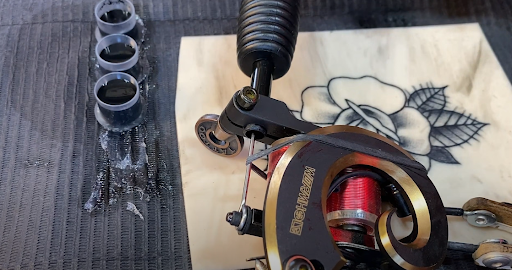 wormhole tattoo machine and flower tattoo designs